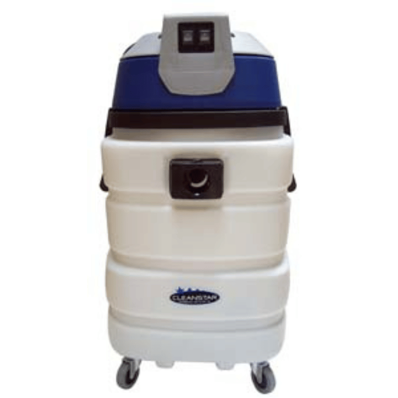 Cleanstar Commercial Plastic Wet ‘N’ Dry 90 Litre 3 Motor Vacuum Cleaner front view