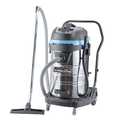 Dashclean B300 Wet & Dry Industrial Vacuum Cleaner front view with cleaning tool attached