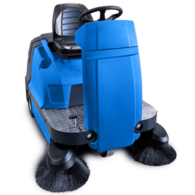 Stolzenberg SureSweep STR1150E Battery Ride On Floor Sweeper front view