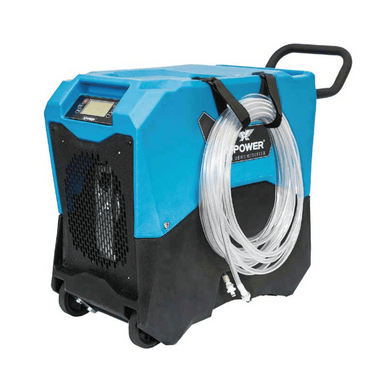 XPOWER 85L Commercial LGR Dehumidifier with Wheels and Mobility Handle (XD-85LH) front view