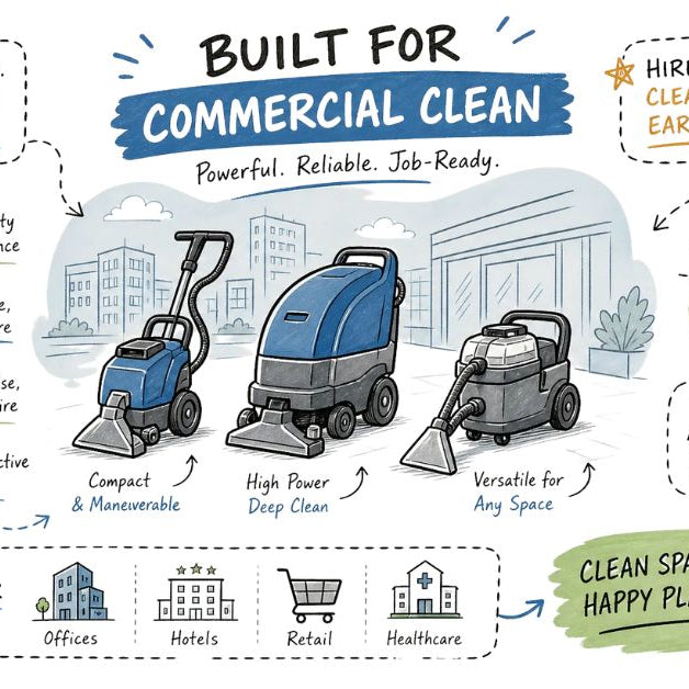 Best carpet cleaner hire machines for commercial jobs in Australia