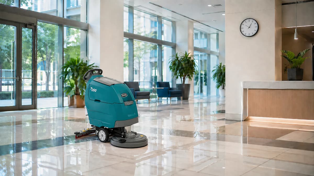 T260 equipment inside the building with clean floor