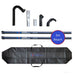 AIV 3 metre carbon fibre pole kit on blank white background. 