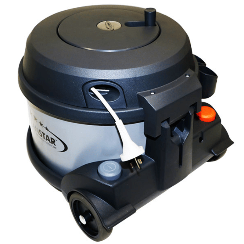 Cleanstar Butler Pro 1400 watt HEPA Dry Vacuum Cleaner back on a white background