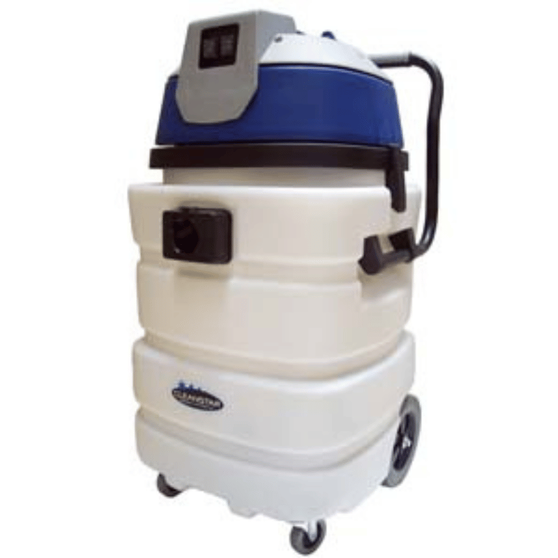 Cleanstar Commercial Plastic Wet ‘N’ Dry 90 Litre 3 Motor Vacuum Cleaner side view