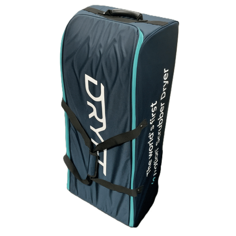 Cleanstar Dryft Transport Bag black in colour on blank white background 