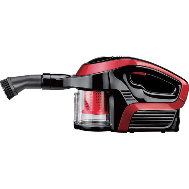 Cleanstar GALAXY 2-in-1 Battery Vacuum Cleaner detachable handvac function with small cleaning attachment red and black in colour with clear dust capture compartment