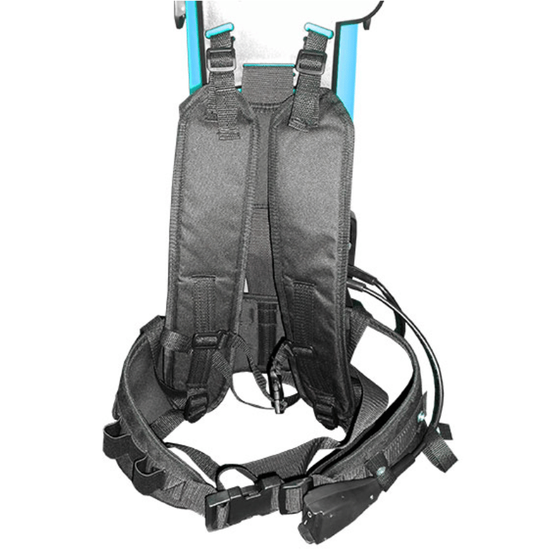 Cleanstar VBP5000 1200 Watt Backpack Vacuum Cleaner with black coloured shoulder straps