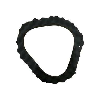 Cleanstar VC90LP-3M-17 dust screening cotton ring featuring a black, irregularly shaped outer edge and a large open centre, shown against a plain white background