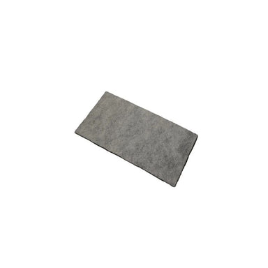 Cleanstar VPROSTAR-B-1 pre-motor filter for Prostar backpack vacuum cleaner, shown as a flat rectangular grey fibrous filter pad