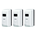 Three Cleanstar Wall Mounted Touchless Hand Sanitiser and Soap Dispenser on a white background