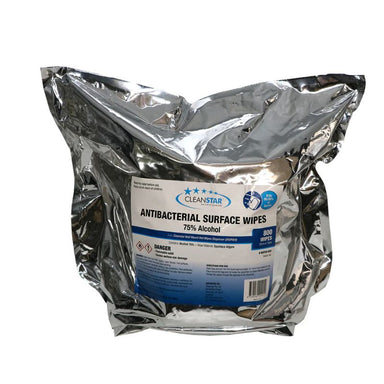 Cleanstar WIPES - Antibacterial 75% ALCOHOL Surface Wet Wipes front images