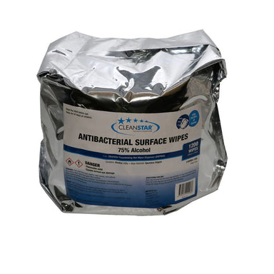 Cleanstar WIPES - Antibacterial 75% ALCOHOL Surface Wet Wipes main image 