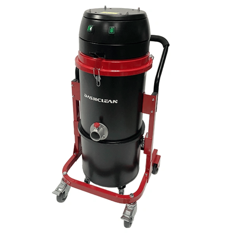 Dashclean S2 Single-phase Industrial Vacuum Cleaner top overview image red and black in colour 
