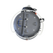 Top view of a Delfin 302 Torch Industrial Vacuum for Welding Fumes on a white background