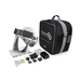 JSP Powercap Infinity HEPA Full Face Respirator full kit laid out on white background