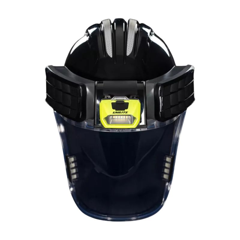 JSP Powercap Infinity LED Headlamp, front view details