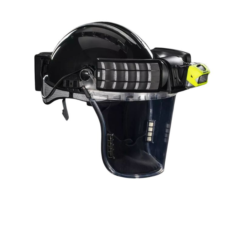 JSP Powercap Infinity LED Headlamp with Unilite LED headlamp attachment