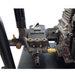 Jetwave Black GS Cold Water Petrol Pressure Cleaner Close-up of a mechanical engine component with visible branding on a white background
