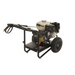 Jetwave Black GX 275-13 Cold Water Petrol Pressure washer with engine on a white background