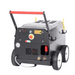 Pressure washer with a red handle on a white background