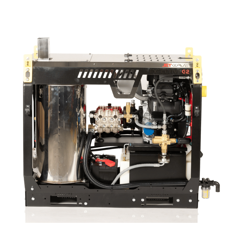 Jetwave Executive G2FI 350-23 Hot Water Pressure Cleaner side view