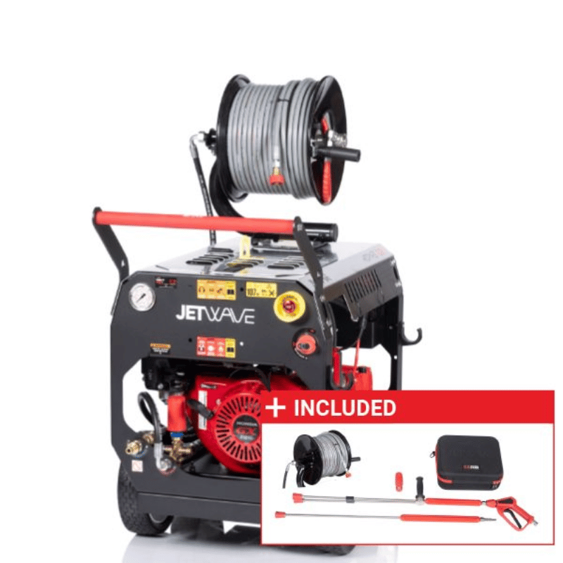 Jetwave Hornet G2 280-15 (E-Start) – Concreting Pack on a white background