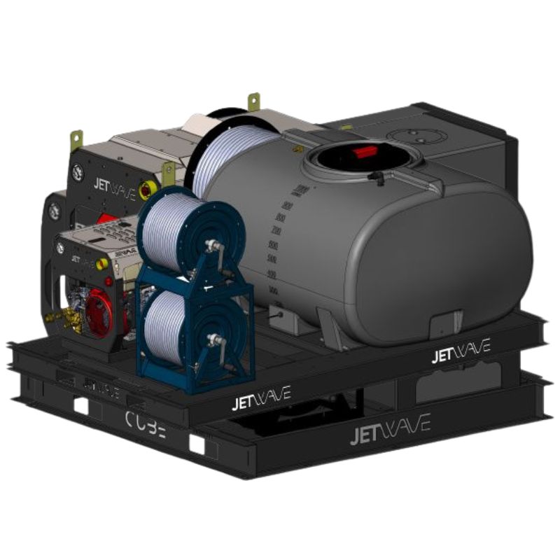 Jetwave Hornet G2 E-Start 200-21 Mounting Skid Pressure Cleaner full machine details.