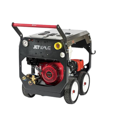 Jetwave Hornet G2 280-15 Pull Start Petrol Pressure Cleaner Front view details on a blank white background