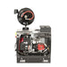 Jetwave Scorpion G2FI 275-20 Cold water pressure cleaner  with mounted hose reel, engine and pump visible on the top.