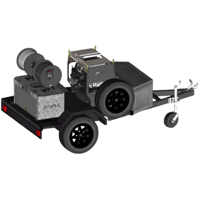 Jetwave Senator G2FI 350-23 Pressure Cleaner Lite Trailer Full image view.
