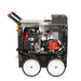 Jetwave Senator G2FI 350-26 Cold Water Petrol Pressure Cleaner Side View details of the machine.