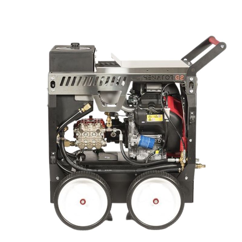 Jetwave Senator G2FI 500-18 Ultra High Power Pressure Cleaner other side of the machine.