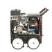 Jetwave Senator G2 petrol pressure cleaner unit on a wheeled trolley, side view on a white background.