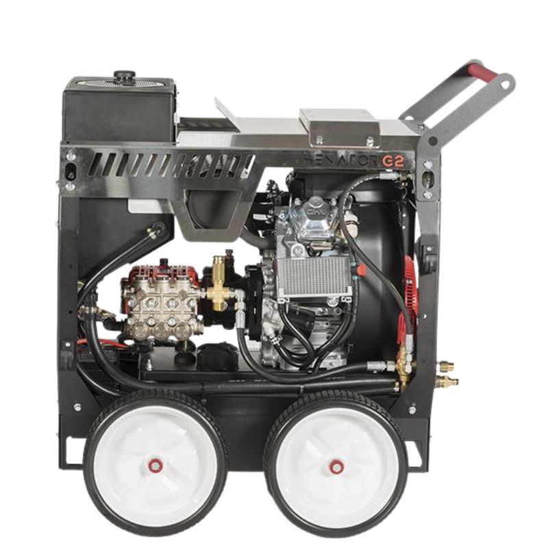 Jetwave Senator G2 JX 350-23 Cold Water Petrol Pressure Cleaner other angle of the machine details.