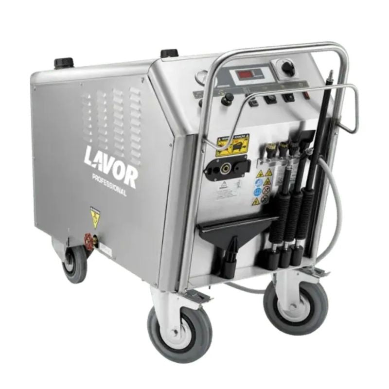 Lavorwash GV VESUVIO 18 Industrial Steam Cleaner main angle view of the machine.