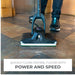 Motorscrubber Shock Floor Scrubber image of the product on the floor.
