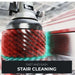 Motorscubber Floor Scrubber with Jet brush view color red 