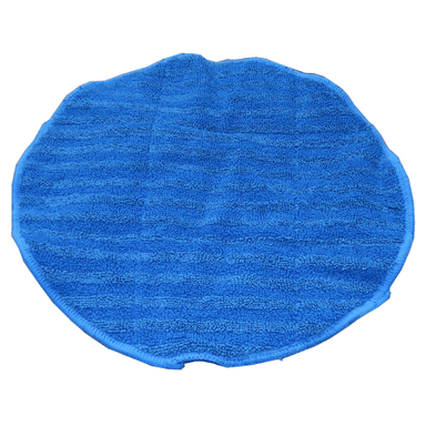Blue circular Polystar 15-inch Microfibre Pad to suit PS-001 on a white background