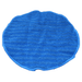 Blue circular Polystar 15-inch Microfibre Pad to suit PS-001 on a white background