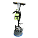 Polystar PS-015 Floor Scrubber with water pump attached on a blank white background