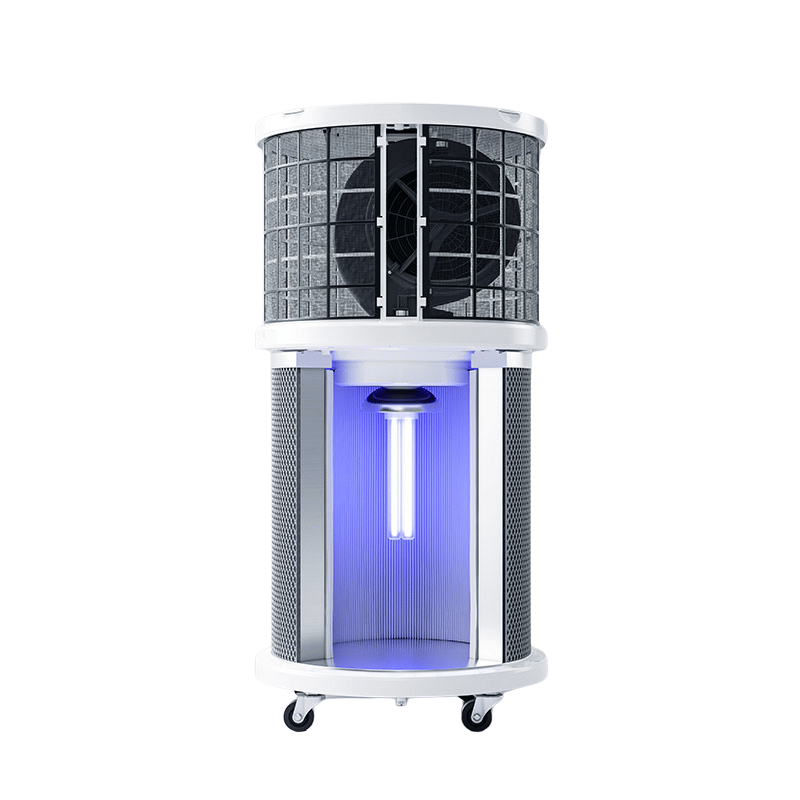 Rensair Q01B Hospital Grade HEPA Air Purifier inside view