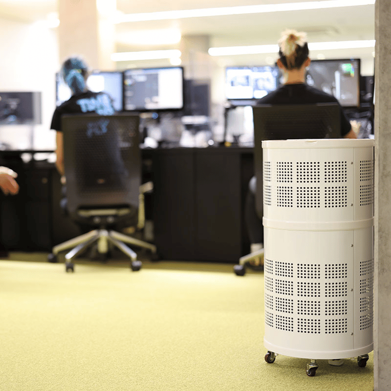 Rensair Q01B Hospital Grade HEPA Air Purifier office setup
