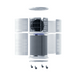 Rensair Q01B Hospital Grade HEPA Air Purifier pieces