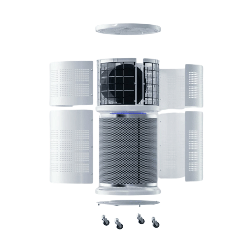 Rensair Q01B Hospital Grade HEPA Air Purifier pieces