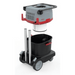 SPRiNTUS Craftix 35M M Class Commercial Vacuum Cleaner with black bucket and red accents on a white background