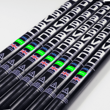 Spacevac ATEX Pro Vacuum Cleaner Kit SVA38/EX-PRO 7 vacuum cleaner poles lined up next to each other