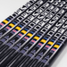 SpaceVac ATEX Ultra Vacuum Cleaner Kit SVA38/EX-ULTRA 9 x black coloured vacuum cleaner poles lined up next to each other