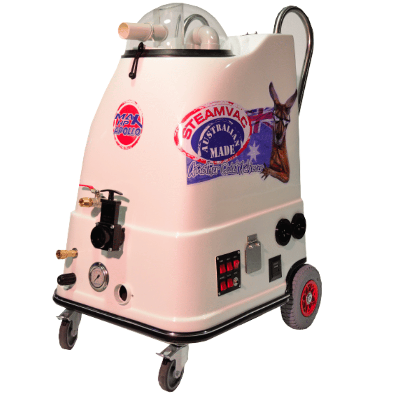 Steamvac Apollo Max 1600 Carpet extractor on a blank white background. 