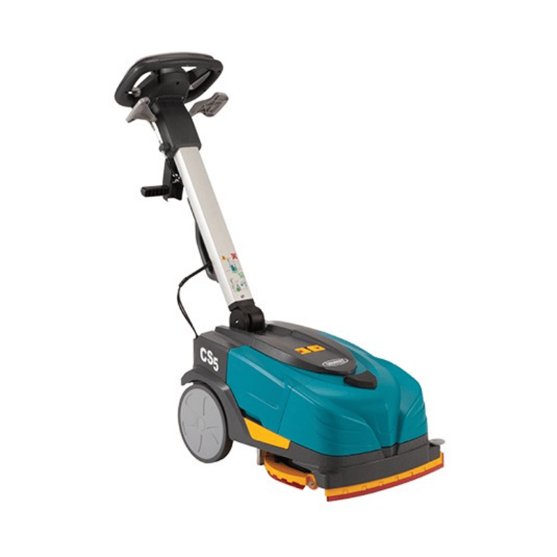 Tennant CS5 micro floor scrubber front view